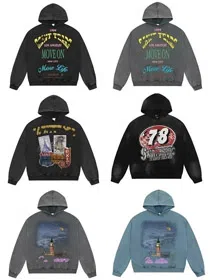 SAINT Mxxxxxx Print Heavyweight Hoodie-4431  
