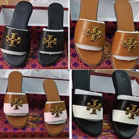 Tory Burch new flat sandals with metal buckle-5634  