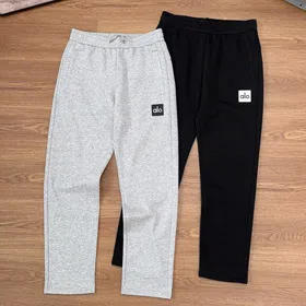 Alo branded sporty loose-fitting sweatpants-5926  