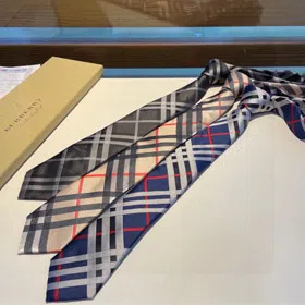 Burberry Check Jacquard Silk Business Tie-6586  