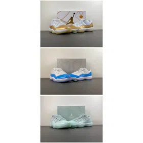 Air Jordan 11 Low Retro Basketball Shoes with Comfortable Cushioning-6638  